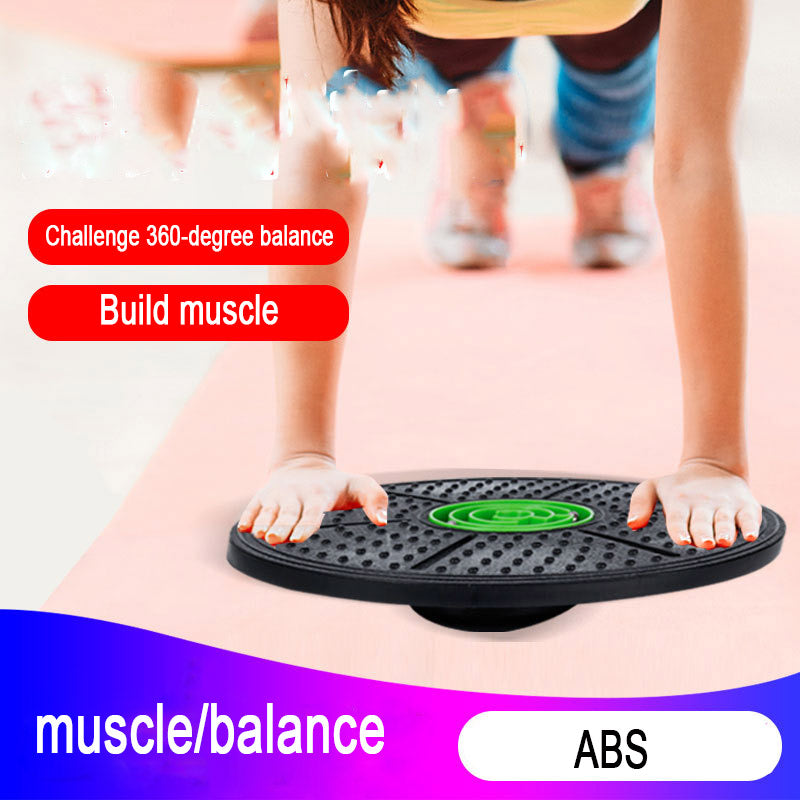 Yoga Balance Board Disc Stability Round Plates Exercise Trainer for Fitness Sports Waist Wriggling Fitness Balance Board - Comfy Collectors