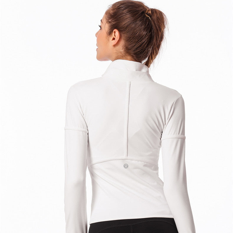 Yoga wear jacket Long sleeve yoga wear jacket for running - Comfy Collectors