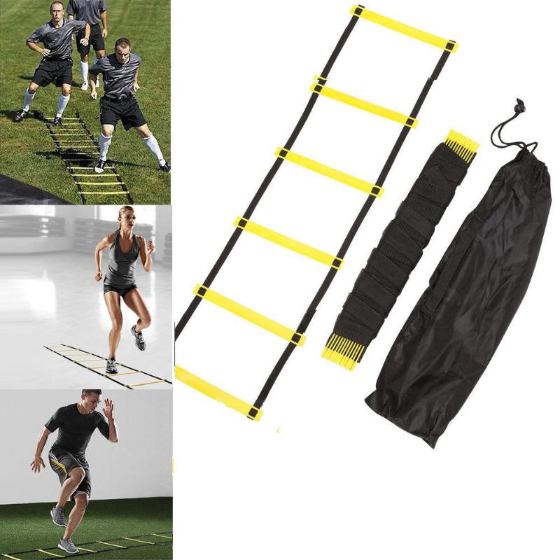 Football Soccer Agility Training Ladders Speed Scale Stairs Nylon Straps Fitness Equipment - Comfy Collectors